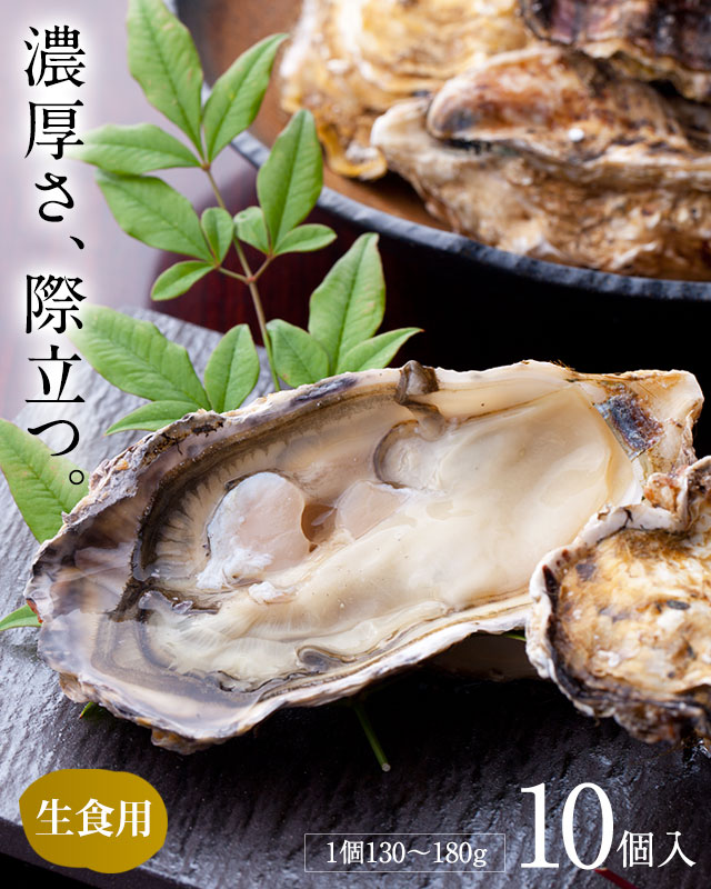 三陸殻付牡蠣(カキ)10個｜魚介類の通販 販売【山内鮮魚店】