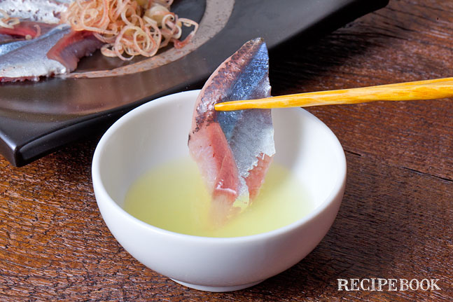 さんま刺身に合う薬味『柑橘塩ポン酢』 | 山内鮮魚店の海鮮レシピ